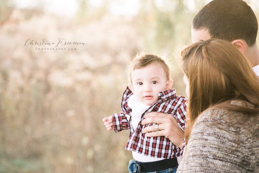 Baby boy with family. Family Photographer Christina Freeman Photography serving Northbrook, Glenview and Evanston