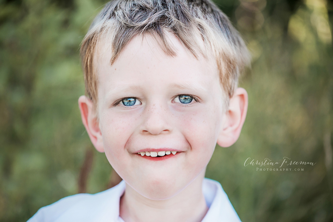 Image of blue eyed boy by Anna Texas and Collin County child photographer Christina Freeman Photography