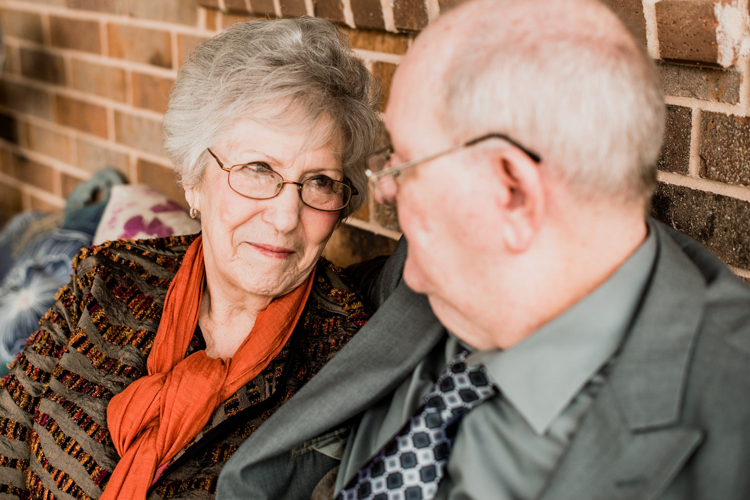 © Christina Freeman Photography | Elderly couple lifestyle session in Anna, TX