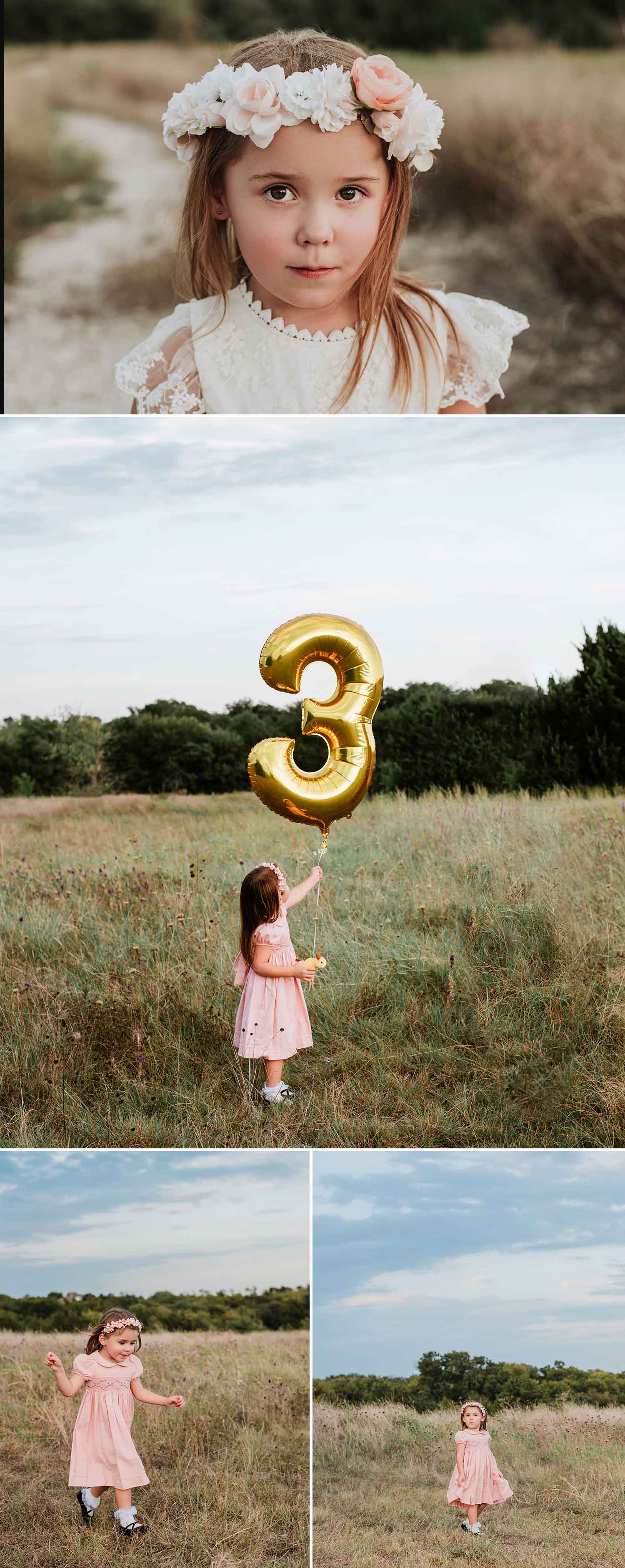 Third Birthday Photo Session in Anna, TX | © Christina Freeman Photography