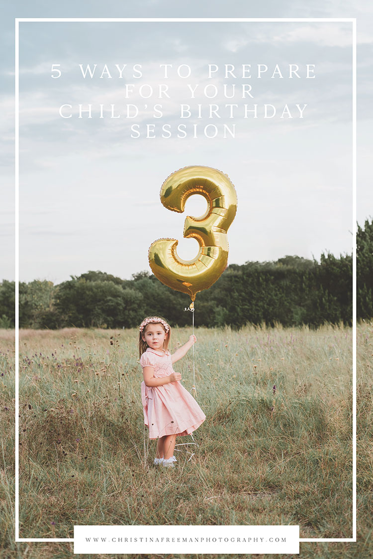 Third birthday photo session | © Christina Freeman Photography | DFW Child photographer